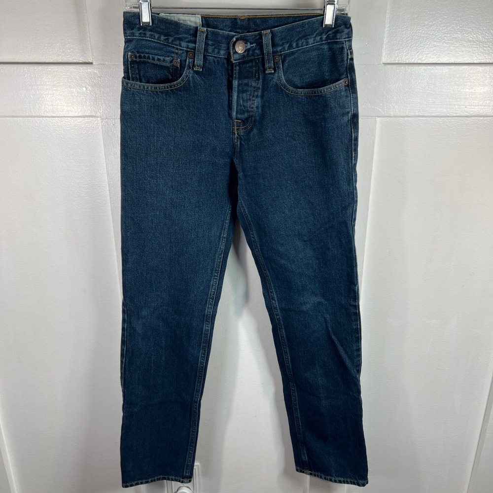 Hollister California Mens Straight Leg Dark Wash Denim Jeans 28x30 606134345